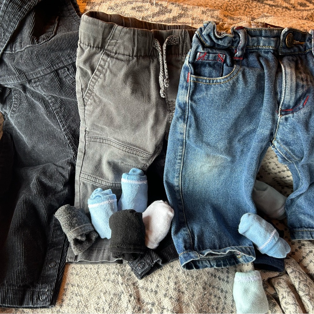 Kids' Pants and Socks Set